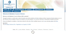 Tablet Screenshot of mediationcouncilofillinois.org